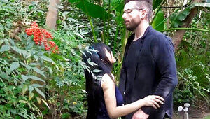 Tight Asian babe getting screwed by a horny dude deeply