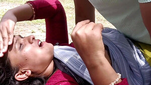 Indian couple going to the jungle and having sex