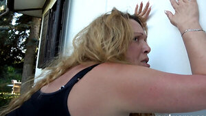 The muscular lad is getting frisky with a PAWG MILF