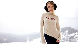 Hot snowbunny craves long dick to satisfy tight vagina