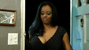 Stepmom comes home from work to dominate her stepson