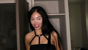 Pretty lady with a slutty throat getting fucked HARD