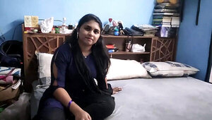 Romantic video featuring a Desi woman and her husband