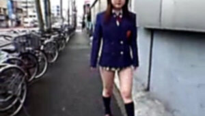 Japanese Student Lady  Public Wc