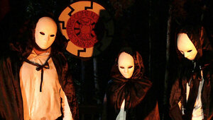 Creepy orgy scene with Leigh Rose and Chanel Preston