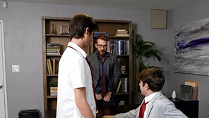 The man is powerless as he watches these two get it on