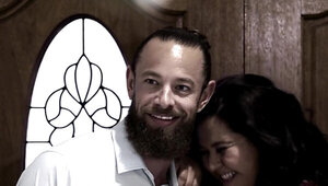 Horny husband can’t wait to fuck his wife’s new friend