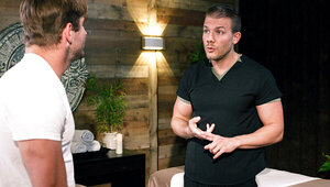 Lesbian chick cheats on her girlfriend wit h two dudes