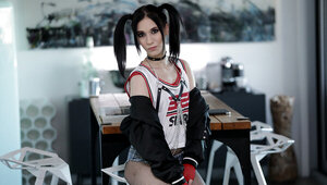 Fetish costume makes her even hotter though, RIGHT?