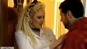 Hot blonde bombshell Kirstyn Halborg enjoys riding a fat rod