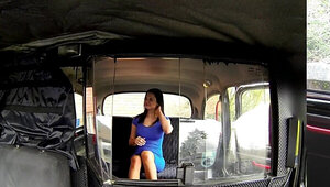 Jasmine Jae getting fucked in a public cab which is HOT