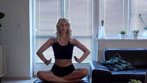 Hot girl works out a bunch and then wants to fuck a stud