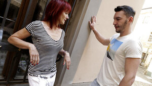 Lizabetha is getting eaten out and baged by a teen lad