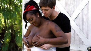 Black BBW Layton Benton gets drilled by white guy Markus Dupree