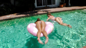 Summer drancing and oral sex for Sheena Shaw and Gia Derza