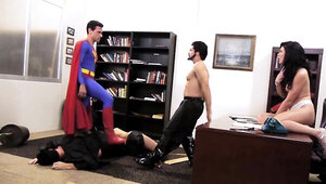 Superman joined hardcore group banging seance