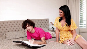 Stepson gets to fuck two bitches all at once in POV