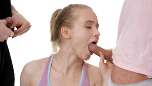 Lightfairy has two dicks drilling her with passion