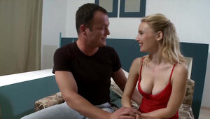Lola Rivera talking to a man and getting him hard easily