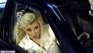 Hot blonde bombshell Kirstyn Halborg enjoys riding a fat rod