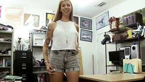 Ryan Riesling goes to the pawn shop and sells her body