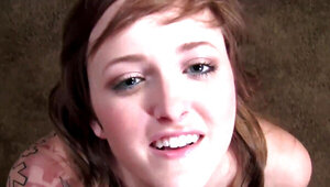 Attractive hotties are jerking off all over their face