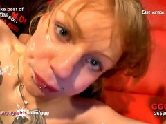 오랄섹스, 흑갈색 머리, 동시 사정, 모음집, 사정 샷, 얼굴에, 삼키다, 청소년