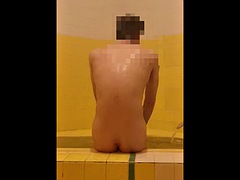 Asiatisch, Grosser schwanz, Schwul, Japanische massage, Masturbation, Nippel, Dusche, Solo