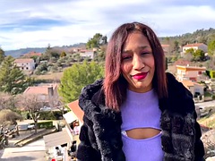 French Teen Ebony Reyna first amateur porn casting