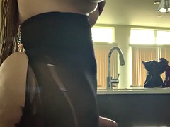 큰 음경, 약간 뚱뚱한, 커플, 성전환자, 빨아들이는