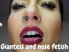 Giantess and nose fetish