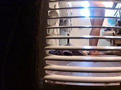 spying on sister in bathroom