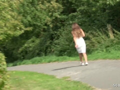 Grosse bite, Tir de sperme, Allemand, Hard, Réalité, Seins flasques, Branlette espagnole, Nénés