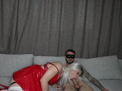 Amatoriale, Anale, Pompino, Tacchi, Lingerie, Donna con pene, Calze