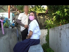 Pinay Student and Pinoy Teacher Viral Risky Sex in Cemetery