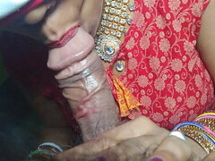 indian bengali bhabhi give deepthroat blowjob to her neighbor until facial creampie