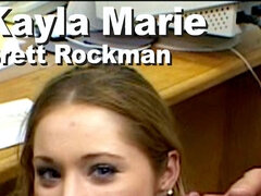 Kayla Marie & Brett Rockman Collegegirl Suck Facial