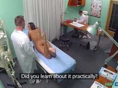 Amateur, Médecin, En levrette, Infirmière, Bureau, Pov, Chatte, Uniforme