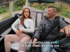 오랄섹스, 얼굴에, 수음, 야외의, 현실, 빨간 머리, 타는, 면도된