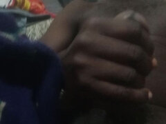 Afrikaner, Sort, Sædskud, Håndjob, Hjemmelavet, Solo