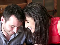 Abella Danger takes it rough and deep in front of her friend - James Deen