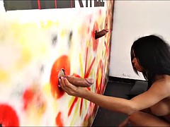 Grosse bite, Sucer une bite, Transsexuelle, Suçant