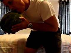 Str8 Daddy loves a watermelon