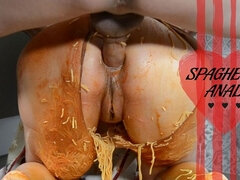 Anale, Pompino, Coppia, Venire in bocca, Cibo, Pantaloncini sintetici, Punto di vista pov, Bagnata