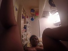 Hot Indian teen in bath masturbates with her big ass and wet pussy