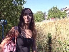 In den arsch, Grosser schwanz, Schwanz, Aufs gesicht abspritzen, Deutsch, Hardcore, Im freien, Pov