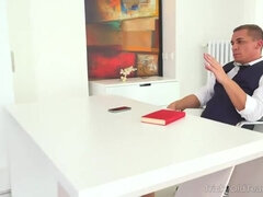 Teacher Milena Devi aces exam while looking cute in glasses