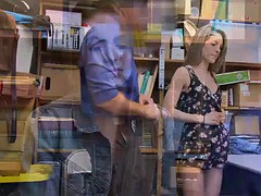 lp officer destroys shoplifter kimmys pussy