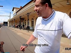 Watch how a rich guy pounds his rich girlfriend in front of her cuckold partner