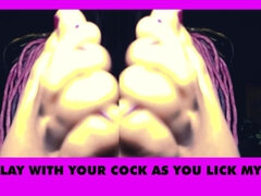 Foot Fetish JOI with Sensual CEI for Gooner Boys with Goddess